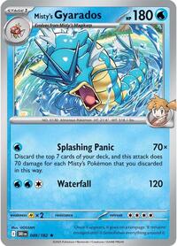 Misty's Gyarados - 049/182 (Non-holo)