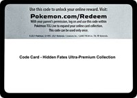 Code Card - Hidden Fates Ultra-Premium Collection