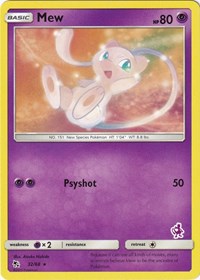 Mew - 32/68 (Mewtwo Stamped)