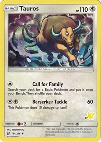 Tauros - 164/236 (#37 Pikachu Stamped)