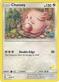 Chansey - 46/68 (#47 Pikachu Stamped)